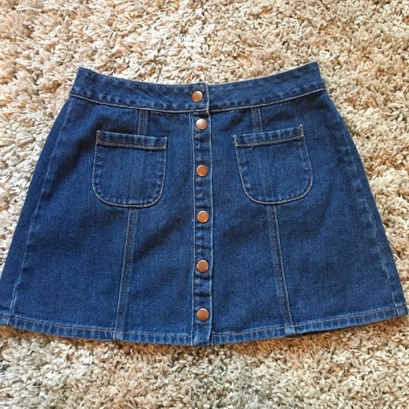 Brandy Melville Skirts Brandy Melville Denim Skirt Poshmark